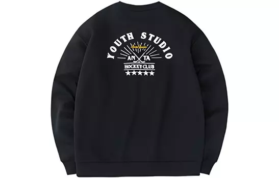 Life Collection Толстовка унисекс черная Anta, черный