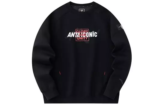 Life Collection Толстовка унисекс черная Anta, черный
