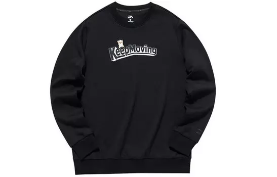 Life Collection Толстовка унисекс черная Anta, черный