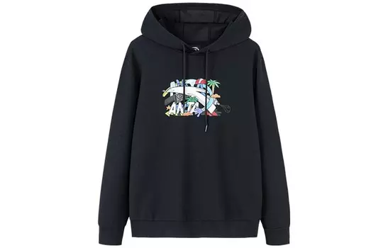 Life Collection Толстовка унисекс черная Anta, черный