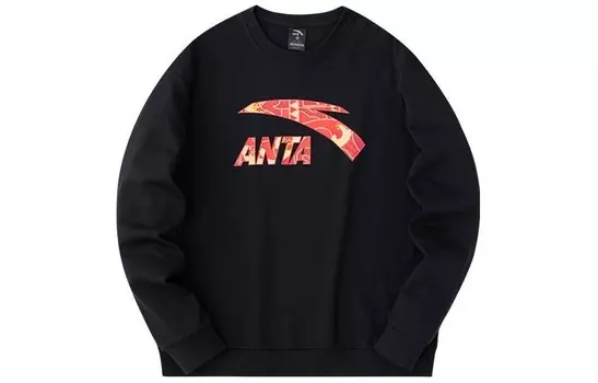 Life Collection Толстовка унисекс черная Anta, черный