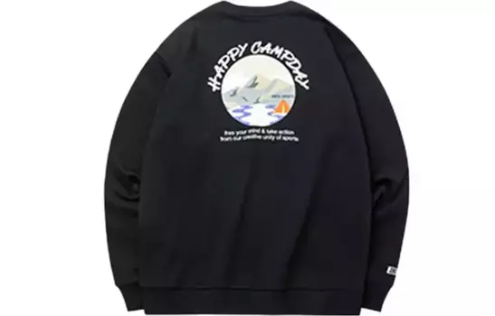 Life Collection Толстовка унисекс черная Anta, черный