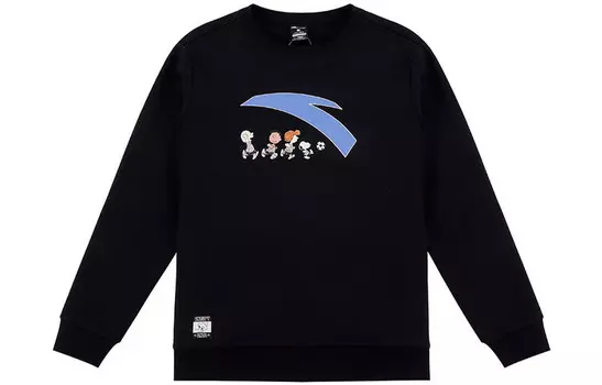 Life Collection Толстовка унисекс черная Anta, черный