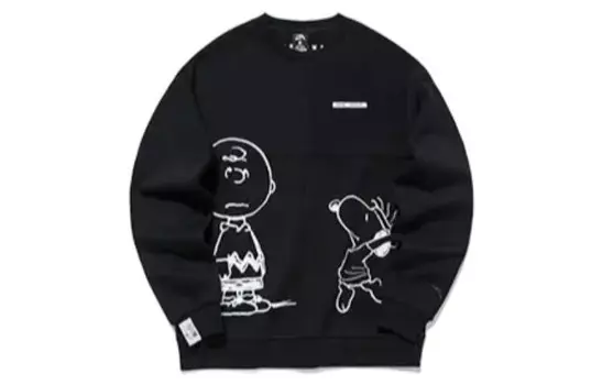 Life Collection Толстовка унисекс черная Anta, черный
