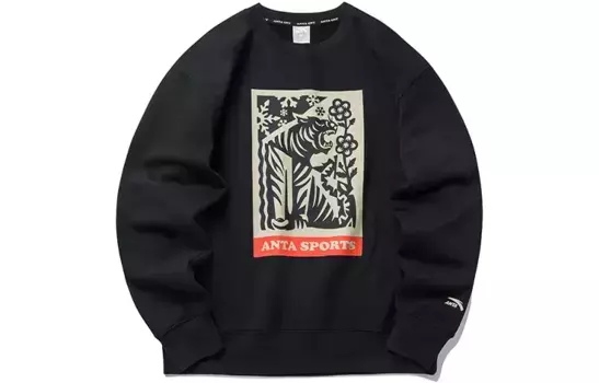 Life Collection Толстовка унисекс черная Anta, черный