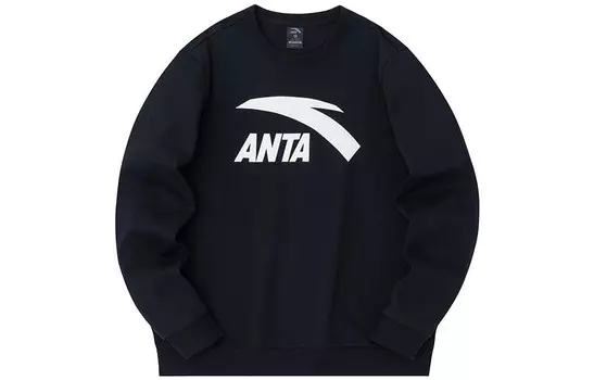 Life Collection Толстовка унисекс черная Anta, черный