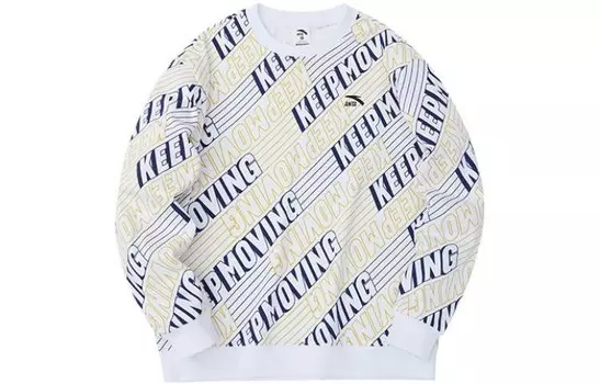 Life Collection Толстовка унисекс Снежинка белая Anta, цвет Snowflake White