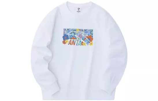 Life Collection Толстовка женская снежинка белая Anta