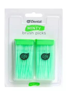 Life Dental Minty зубочистки, 200 шт.