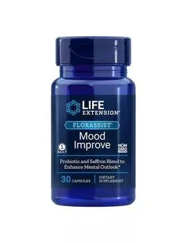 Life Extension, Биологически активная добавка Florassist Mood Improve, 30 капсул