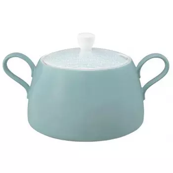 Life Fashion - Миска с крышкой Green Chic 3,0 л Seltmann Weiden, белый/зеленый