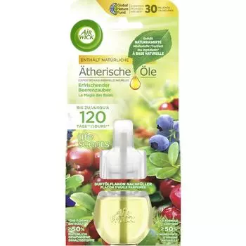 Life Scents Ароматическое масло Запасной флакон для бутылочки Освежающая ягодная магия Air Wick, 19 ml