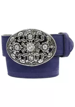 LIFEBULT by showroom Ремень 019°, застежка со стразами, сменная Rettungsring By Showroom 019°, синий