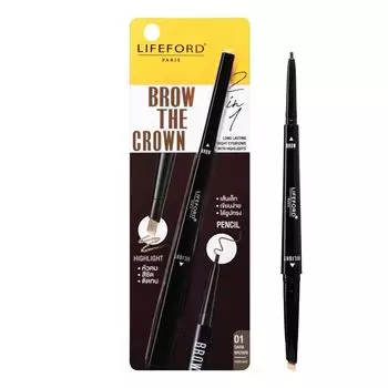 Lifeford Paris Brow The Crown Брови 0,3г. 01 темно-коричневый, Dark Brown