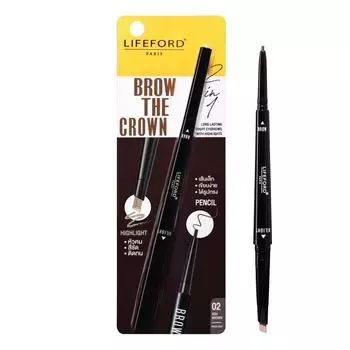 Lifeford Paris Brow The Crown Брови 0,3г. 02 Эш Браун, Ash Brown