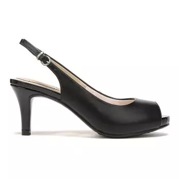 LifeStride Teller Женские туфли на каблуке с открытой пяткой LifeStride, черный