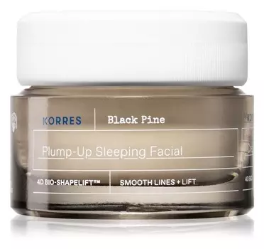 Лифтинг и укрепляющий ночной крем Korres Black Pine