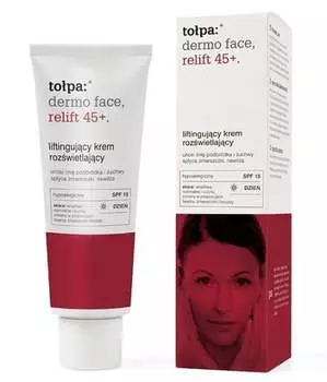 Лифтинг-осветляющий дневной крем, SPF 15, 40 мл Topa, dermo face, Relift 45+