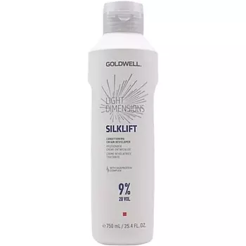 Light Dimensions Silklift Кондиционирующий крем-проявитель 750 мл 9%, Goldwell