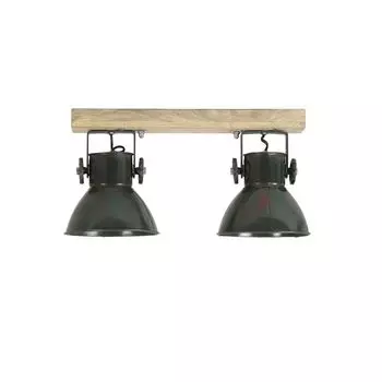 Light & Living - Настенный светильник Elay - дерево/зеленый - 45x18x25cm - 2L