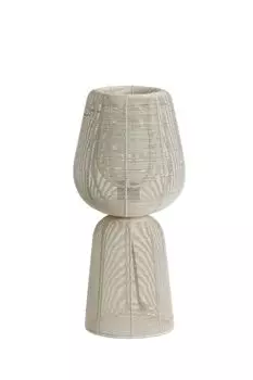 Light & Living - Настольная лампа ABOSO - 18x42см - белый Present Time