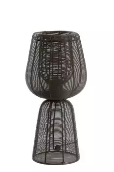 Light & Living - Настольная лампа ABOSO - 18x42см - коричневый Present Time