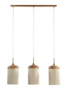 Light & Living - подвесной светильник DANIA - 90x22x32см - коричневый Present Time