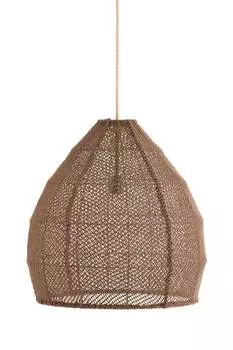 Light & Living - подвесной светильник МАКАССАР - 50x50см - коричневый Present Time
