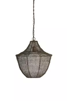 Light & Living - подвесной светильник ШАРИКА - 40x44см - бронза Present Time