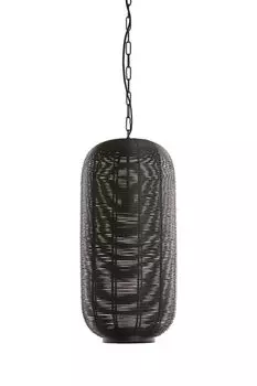 Light & Living - подвесной светильник ТОМЕК - 29x63см - черный Present Time