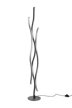 Lightling Светодиодный торшер Blake, алюминий-металл, плавная регулировка яркости, регулировка цвета света, 26 Вт, высота: 138 см, серебро