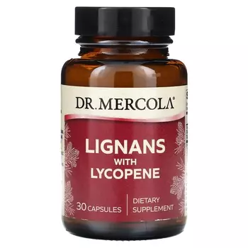 Лигнан с ликопином Dr. Mercola, 30 капсул
