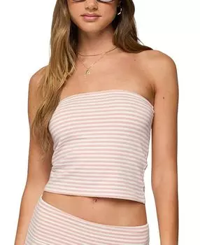 Лилах Полосатый Топ-труба Edikted, розовый