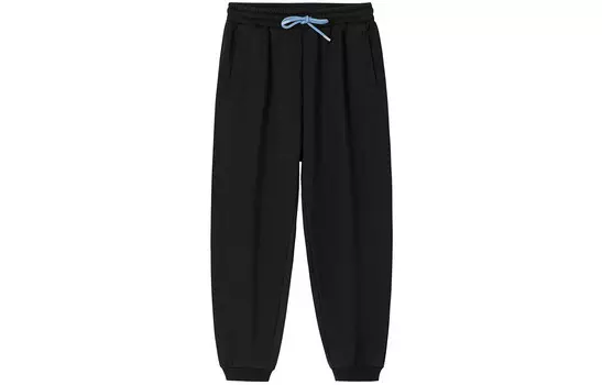 Lilbetter Мужские вязаные спортивные штаны, Черный