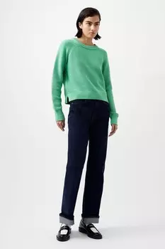 Лили джемпер с круглым вырезом Моцарт French Connection, зеленый