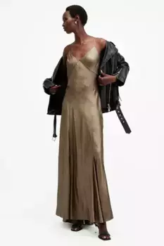 ЛИЛИ платье AllSaints, золотой