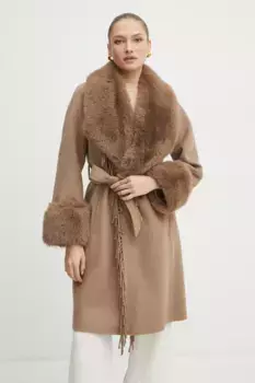 ЛИЛИАНА шерстяное плащ Marciano Guess, бежевый