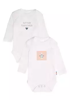 Liliput Body "Do Nothing Club", с практичной планкой на кнопках, белый