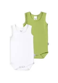 Лилипутовое боди, без рукавов Liliput, зеленый