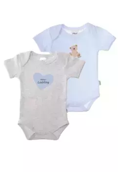 Лилипутовое боди "малышка", в практичной двойной упаковке Liliput, серый