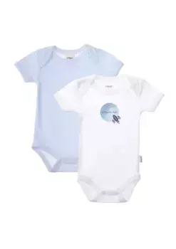 Лилипутовое боди "Ракета", с очень широким вырезом Liliput, голубой