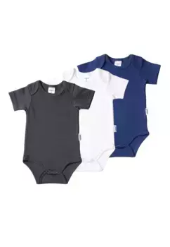 Лилипутовое боди, с круглым горлышком, в упаковке три штуки Liliput, белый