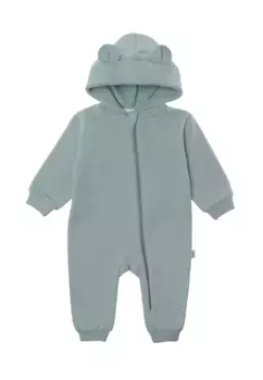 Лилипутовый комбинезон "Мишка" с капюшоном и медвежьими ушками Liliput, мятный