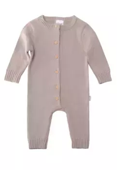 Лилипутовый комбинезон с милыми деревянными пуговицами Liliput, коричневый