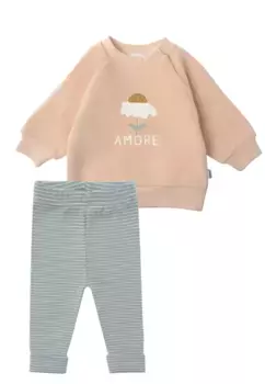 Лилипутская футболка "Ромашка", состоящая из мягких леггинсов и толстовки Liliput, цвет Mehrfarbig