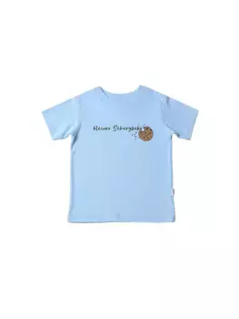 Лилипутская футболка "Шерцкекс" из чистого органического хлопка Liliput, голубой