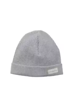 Лилипутская вязаная шапка "серый меланж" с милой нашивкой Liliput, цвет Grau-Meliert