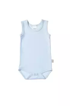 Лилипутское боди, с кнопками в промежности Liliput, голубой