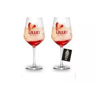 Lillet набор из 2 стеклянных бокалов - 2x бокала для вина Mixcompany