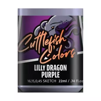 Лилли Дракон Фиолетовый, Cuttlefish Colors - Blues, Greens, and Purples (15ml)